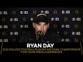 Ryan Day: 2021 College Football Playoff National Championship Post Game Conference | CBS Sports HQ
