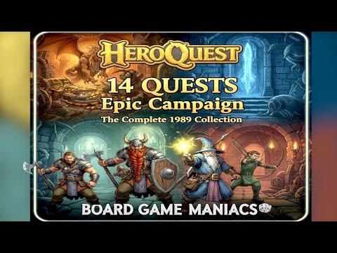 HEROQUEST (1989) ALL 14 Original Quests FULL Campaign! ⚔️