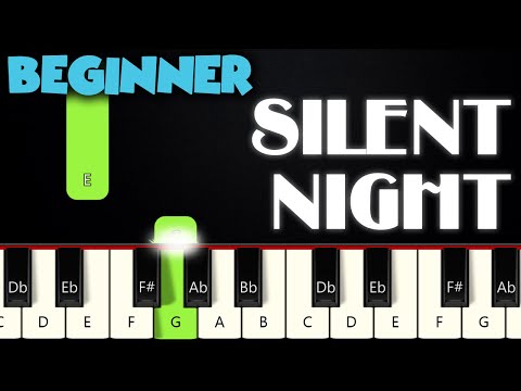Silent Night | BEGINNER PIANO TUTORIAL + SHEET MUSIC by Betacustic