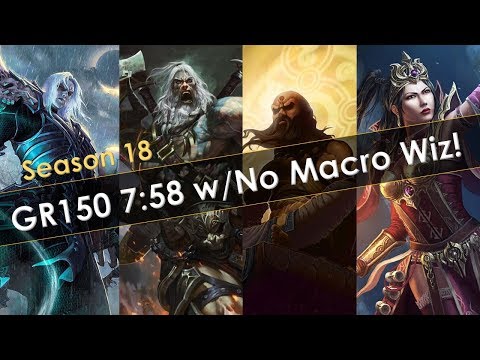 Diablo 3 GR150 in 7:58 with No Macro Wizard!