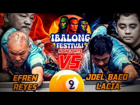 Efren "Bata" REYES vs Joel Baco LACIA | INT’L 9-Ball Tournament 🔥 HOT Match Highlights