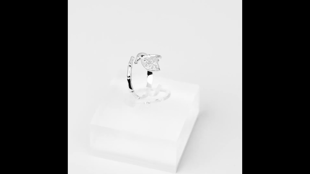 Nhẫn bạc 925 NCJ43 CHARIOT cánh bướm đính đá sang trọng cá tính ChariotJewelry