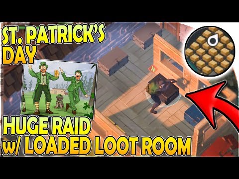 ST PATRICK'S DAY - HUGE RAID w/ MASSIVE LOOT ROOM - Last Day on Earth Survival Update 1.11.7 Video
