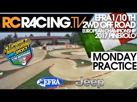EFRA 1/10th 2WD Off Road Euros 2017 - Monday Practice