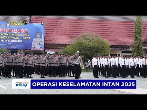 POLRESTA BANJARMASIN APEL GELAR PASUKAN OPERASI KESELAMATAN INTAN 2025