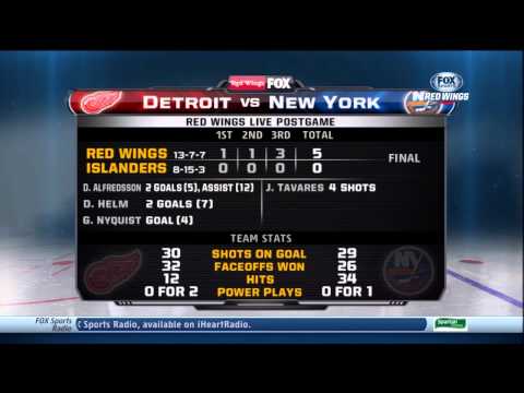 RedWingsLive Postgame - 11/29/13 vs. New York Islanders