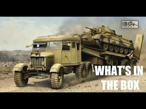 Scammell Pioneer Tank Transporter w/ TRCU30 Trailer and Crusader