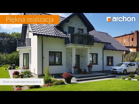 Dom w rododendronach 6 – Piękna realizacja I ARCHON+ Projekty Domów #dom