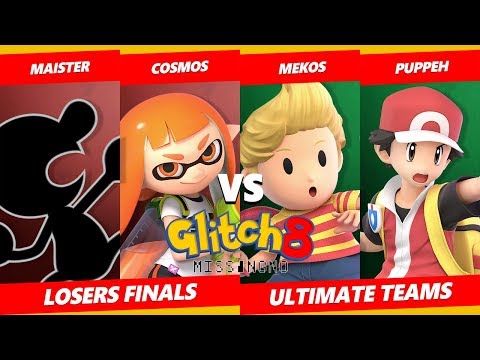 Glitch 8 SSBU - Mekos & Puppeh Vs. Cosmos & Maister - Smash Ultimate Tournament Losers Finals