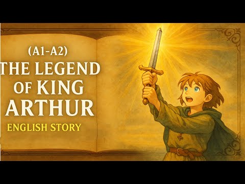 Easy English Story: A1-A2 The Legend of King Arthur #esl #listeningpractice