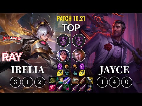KT Ray Irelia vs Jayce Top - KR Patch 10.21