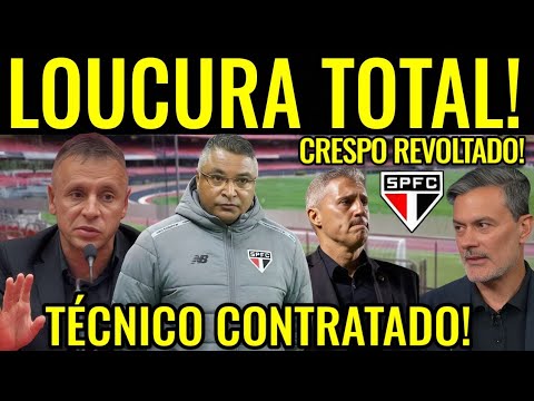 NINGUÉM ESPERAVA POR ESSA! SÃO PAULO ACERTA CONTRATAÇÃO DE NOVO TÉCNICO 