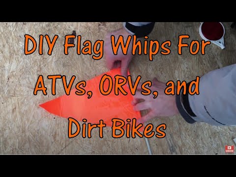 DIY Dirt Bike ATV Flag Whips