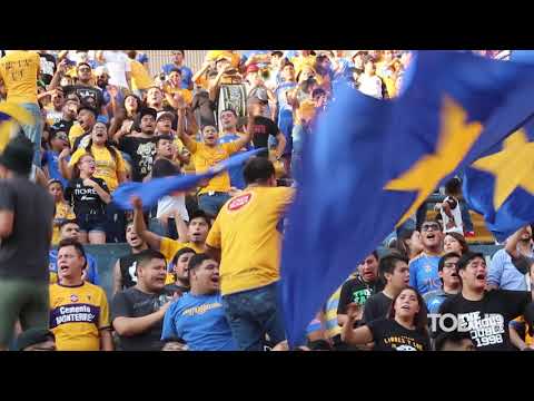 "Cánticos de Libres y Lokos en el Volcán" Barra: Libres y Lokos &bull; Club: Tigres