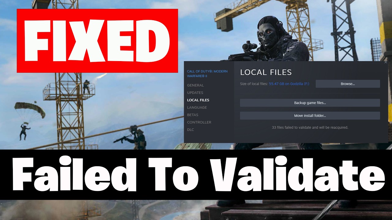 How To Fix Call of Duty Warzone 3 “Files Failed To Validate & Will Be Reacquired” – (Steam)
