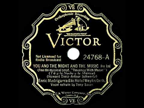 1934 Enric Madriguera - You And The Night And The Music (Tony Sacco, vocal)