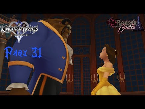 Kingdom Hearts II Final Mix Walkthrough - [Pt.31] - Beast's Castle (2nd Vist) (PS4 Pro)