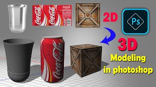 3D MODELING Learn how to create custom 3D object in Photoshop CC 2021