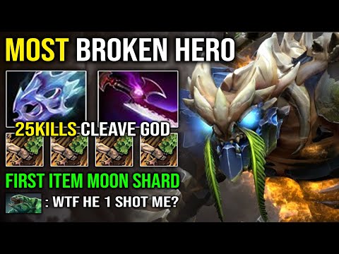 REASON Why Tiny is the Most Broken Carry in 7.31d | WTF First Item Moon Shard Brutal Cleave Dota 2