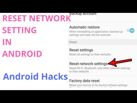How to Reset Network Setting in Android Phone