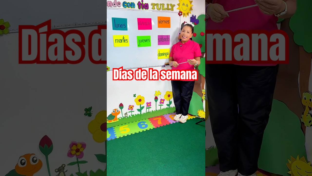 Días de la semana - Days of the week #niños #kids #educacióninfantil