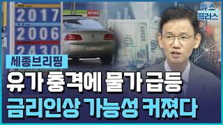 3%대 올라선 물가...'7월 금리인상' 힘 실려 [세종브리핑] / 한국경제TV뉴스