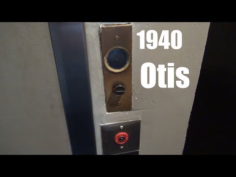 Vintage 1940 Otis Traction Elevator @ 5203 Chippewa - St. Louis, MO
