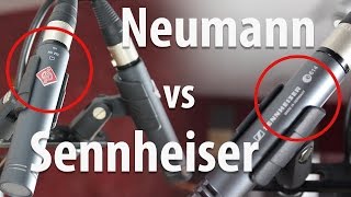 Video thumbnail for Overhead Mic Comparison // Neumann KM 184 vs. Sennheiser e614 by Pain of Brain