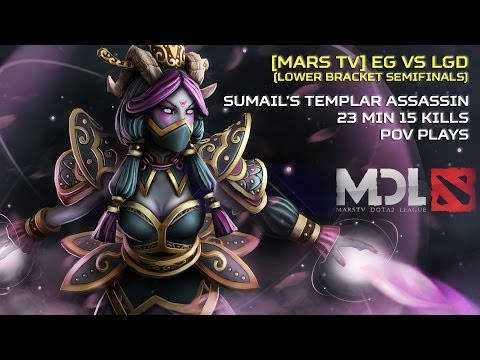 [MDL 2015] EG vs LGD (Game 3) -  Lower Bracket Semifinals Sumail's TA POV Plays