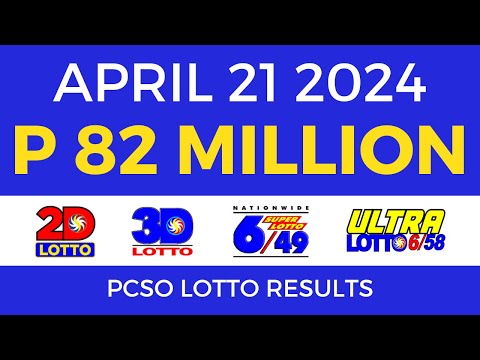 Lotto Result Today 9pm April 21 2024 PCSO