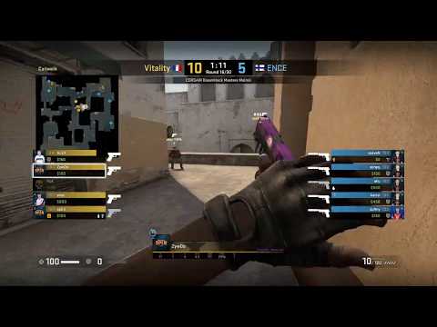 ZywOo Vitality vs. ENCE Dust 2 DreamHack Masters Malmö 2019 POV DEMO