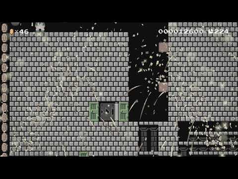 Monochromatic Acrobatic by Taumi - Super Mario Maker 2 - No Commentary 1bu