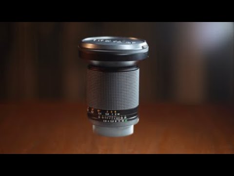 This is the Contax Carl Zeiss 21mm f/2.8. Chapter 11.