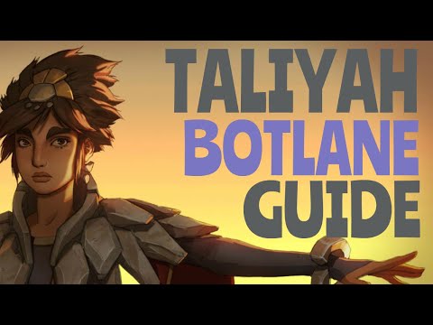 TALIYAH GUIDE BOTTOM Season 10 - Taliyah Tutorial - Unranked to Master - Bad Start & Great Finish D4