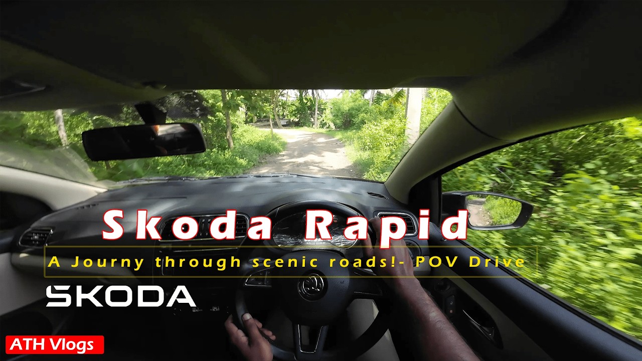 Skoda Rapid POV Drive - Through the coastal roads | Car POV Drive | Skoda Rapid | | ATH Vlogs