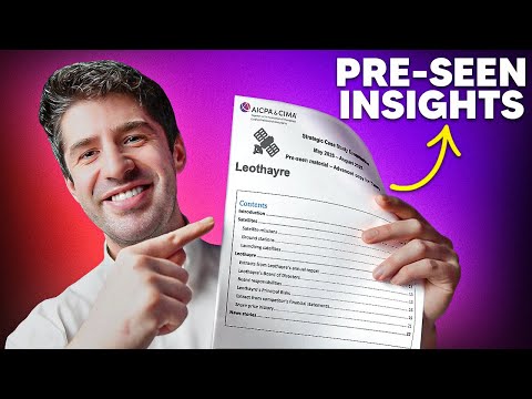 Pre-seen Insights for the May25/Aug25 CIMA SCS Exam [LIVESTREAM]