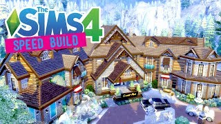 The Sims 4 - Speed Build - Alpine Lake Hotel &amp; Spa - (Part 2/2) - No CC
