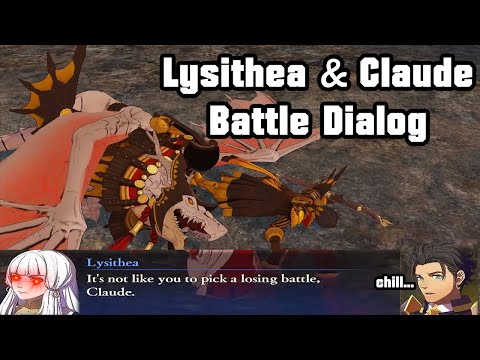 Fire Emblem Warriors: Three Hopes - Lysithea VS Claude Unique battle dialog