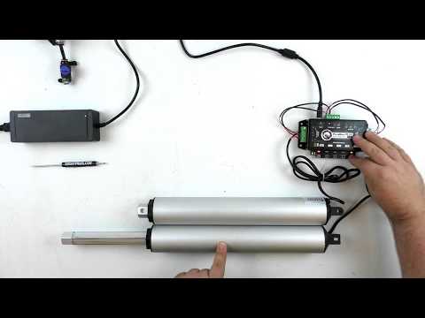 Controlling Multiple Linear Actuators from a Single Controller