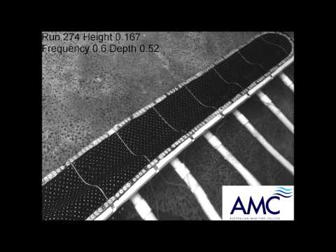 Tank testing of bombora wave power system at AMC