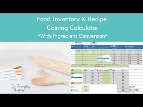 , title : 'Recipe Cost Calculator, Inventory for Food Business'
