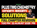 Plus Two Onam Exam Chemistry Solutions Full Chapter Revision Xylem Plus Two