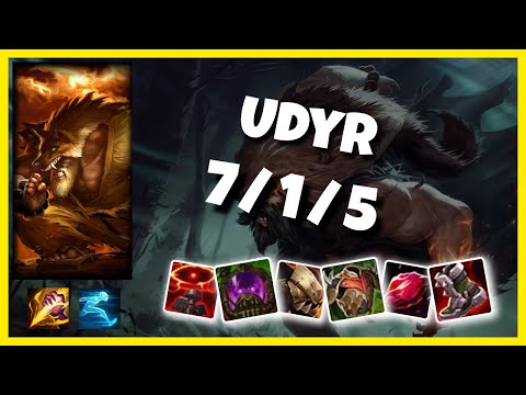 Udyr s11 Jungle Challenger Replay (7/1/5) - KOREAN