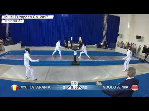 FE F E Individual Tbilisi GEO EC Zonal 2017 T32 13 yellow TATARAN ROU vs NDOLO GER