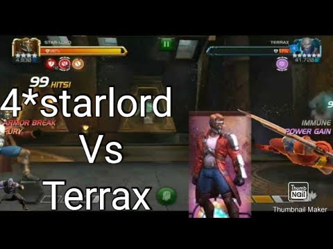 How to defeat uncollected terrax with 4* of Rocks and Rodents marvel Contest Of Champion