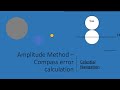 How To Calculate Compass Error Using The Amplitude Method