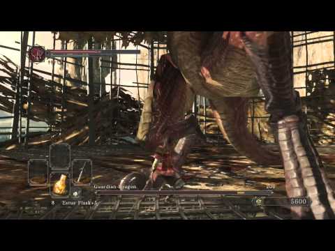 Dark Souls 2 - Boss Fight - Guardian Dragon
