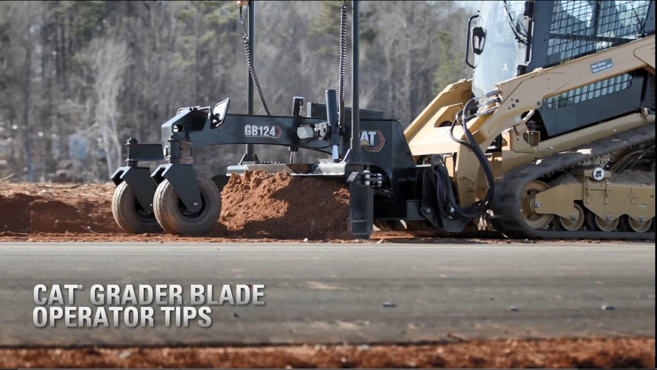 Cat® Smart Grader Blader Operator Tips