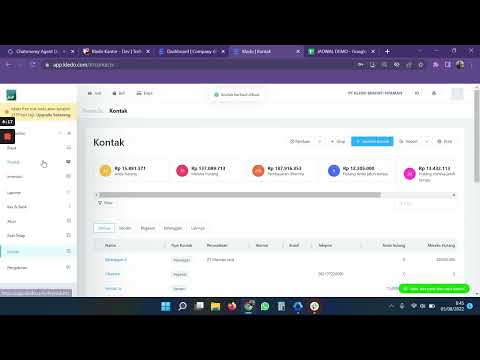 Tutorial kontak lebih dari 1 tipe
