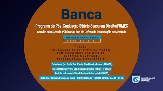 Banca - Programa de Pós-Graduação Stricto Sensu em Direito/FUMEC